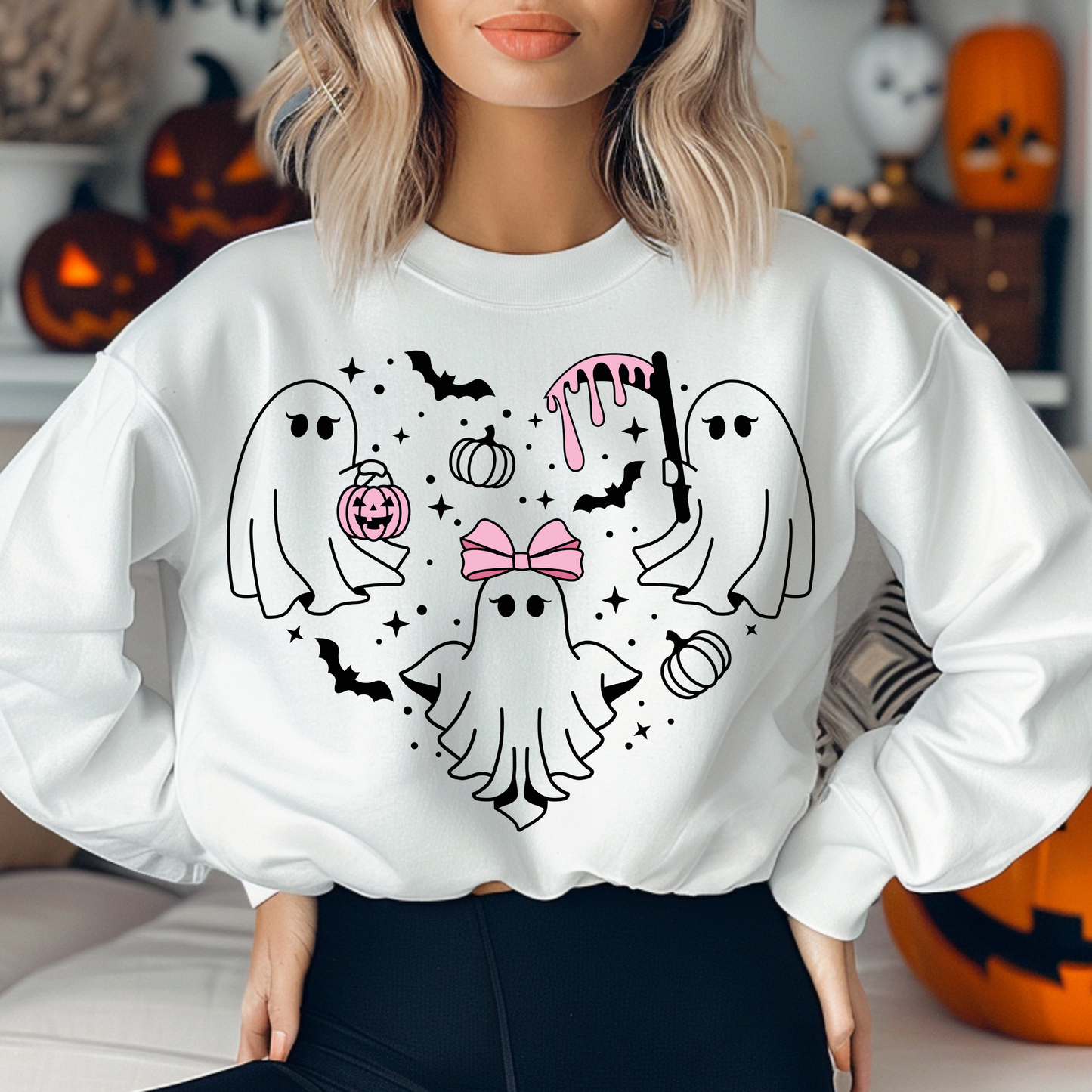 Coquette Ghost Crewneck
