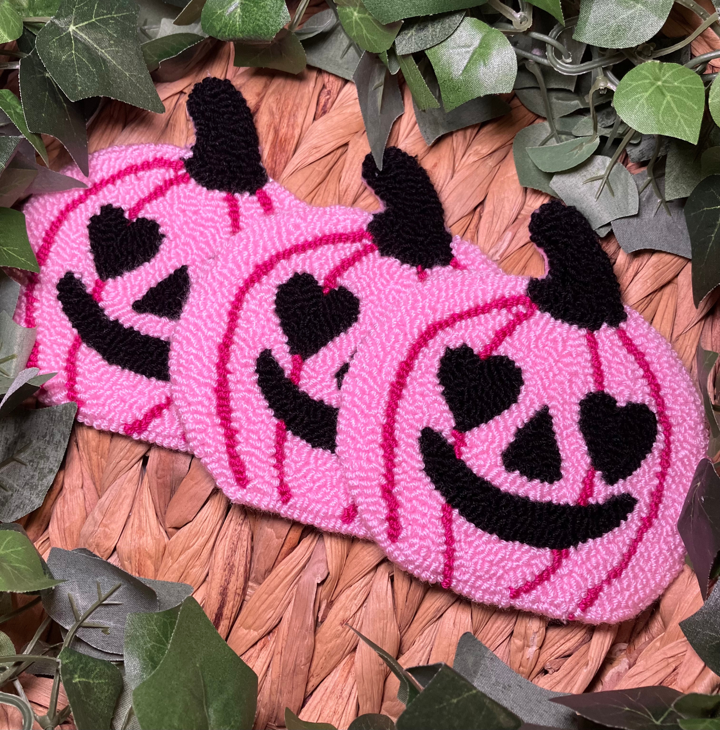 Coquette Pink Pumpkin Coaster