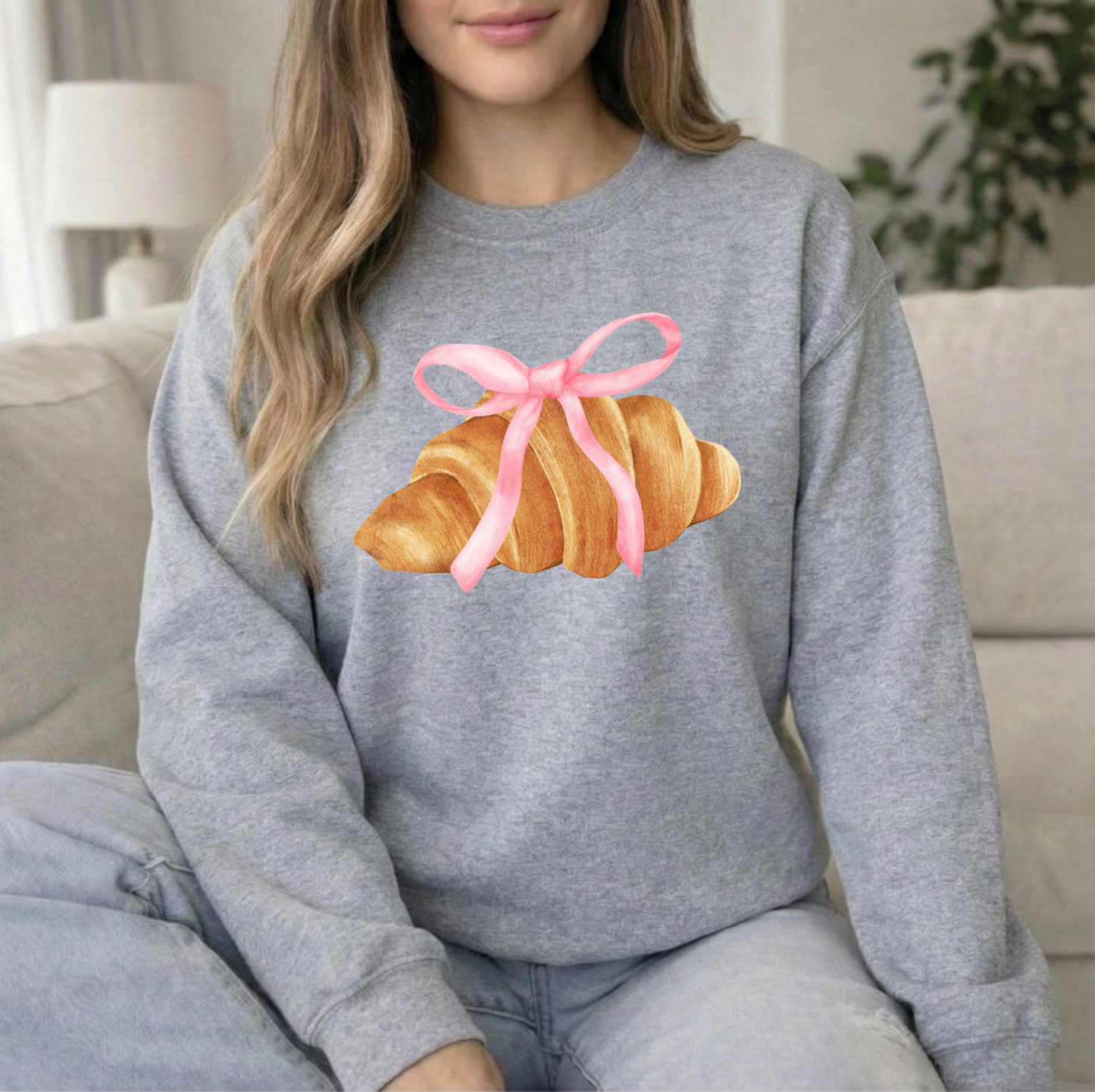 Crossant Girly Crewneck