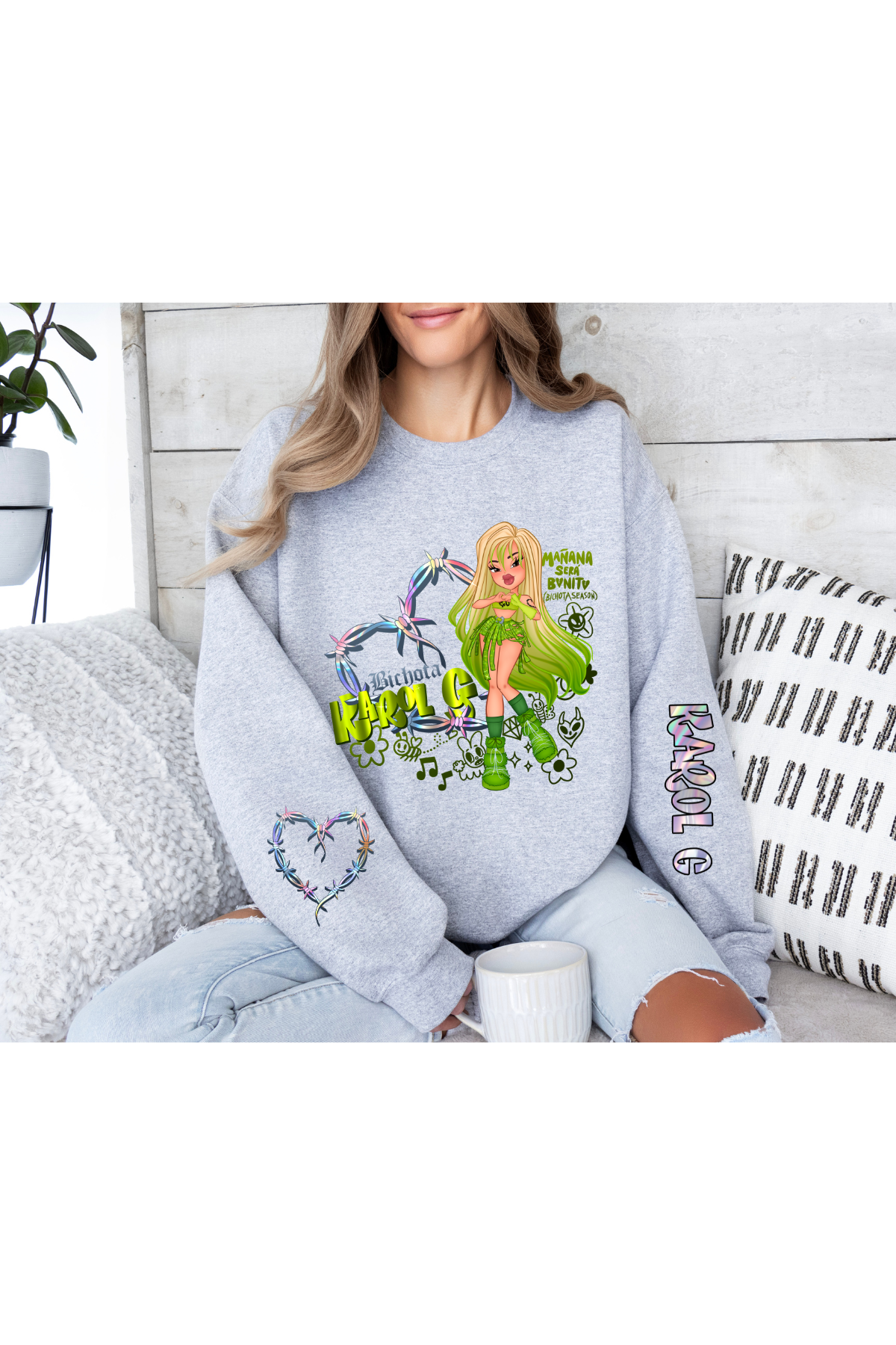 Green Doll Crewneck