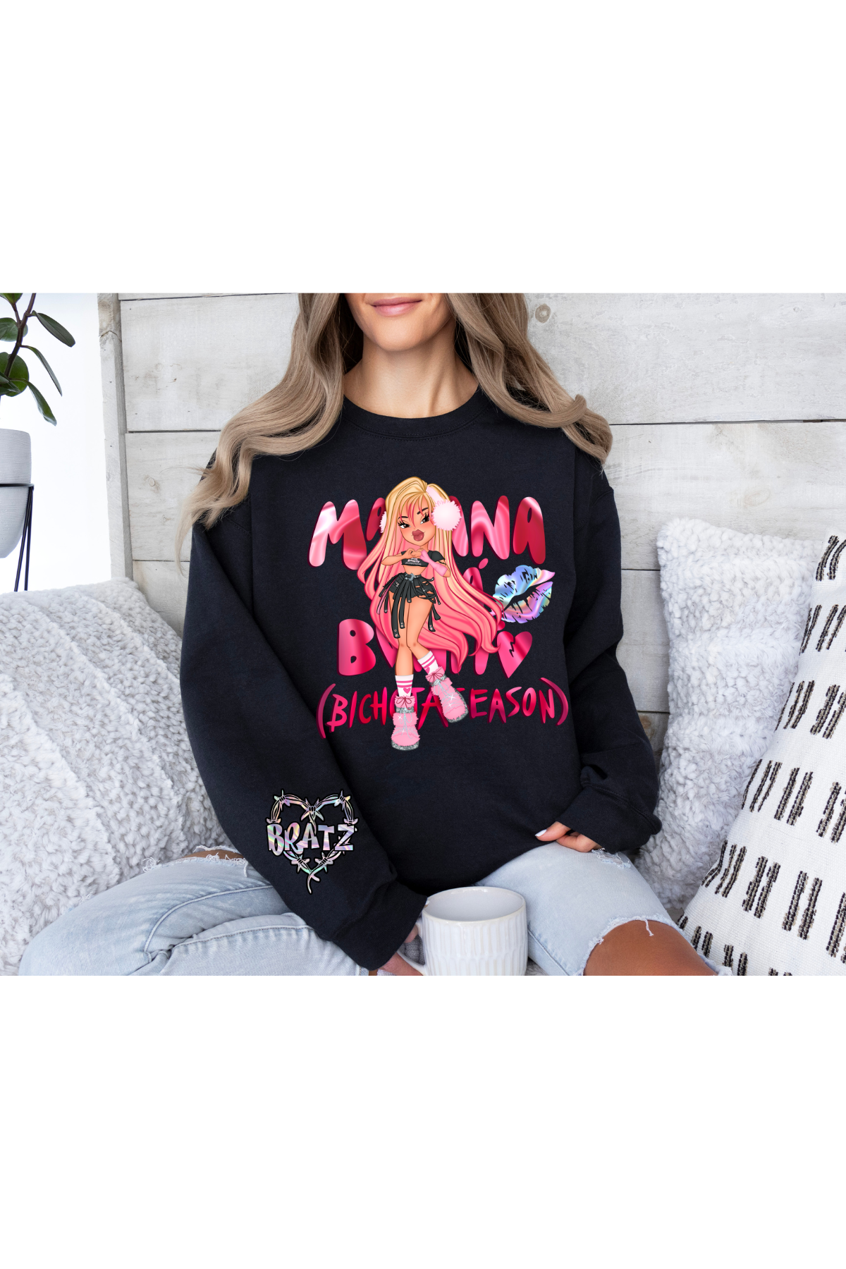 Hot Pink Doll Crewneck