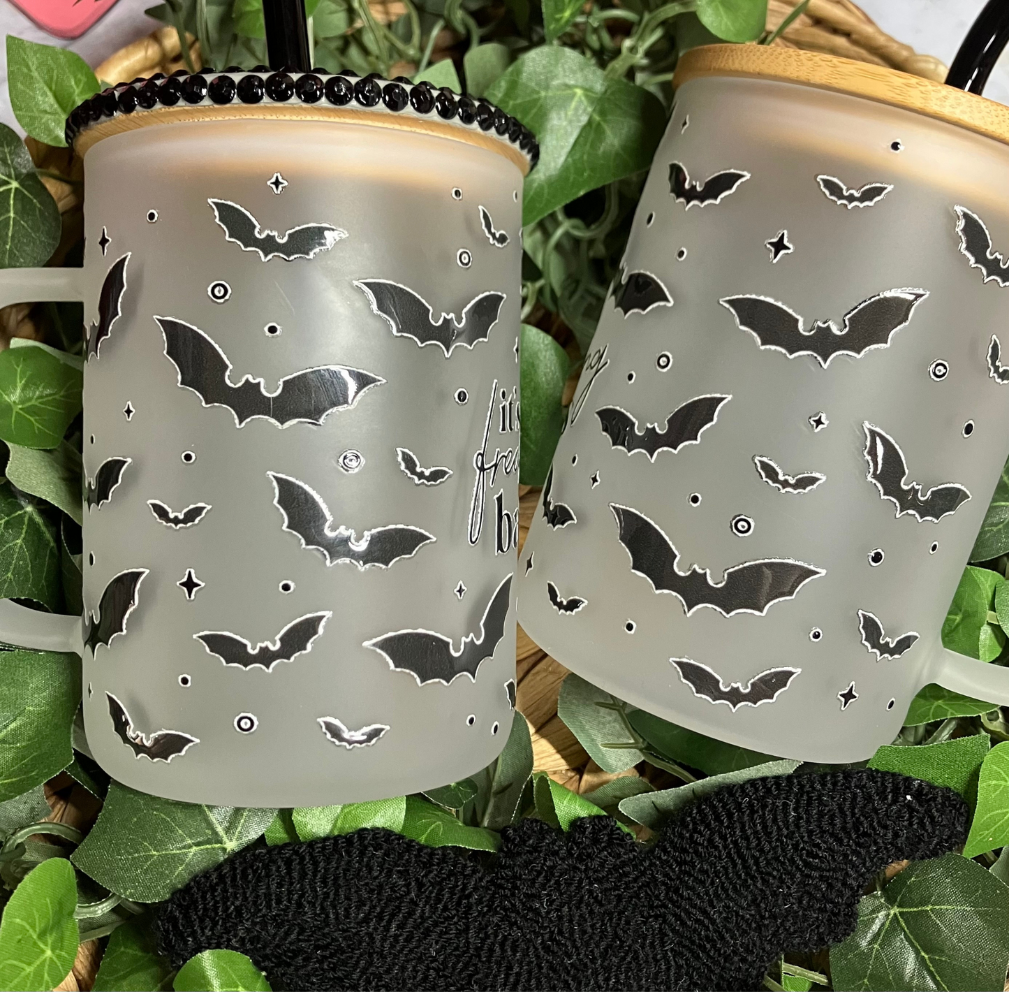 It's Freaking Bats Frosted Mug