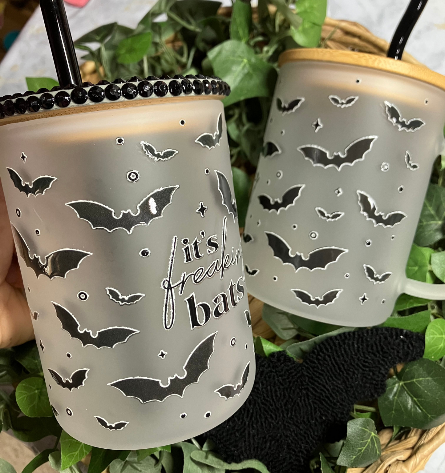 It's Freaking Bats Frosted Mug