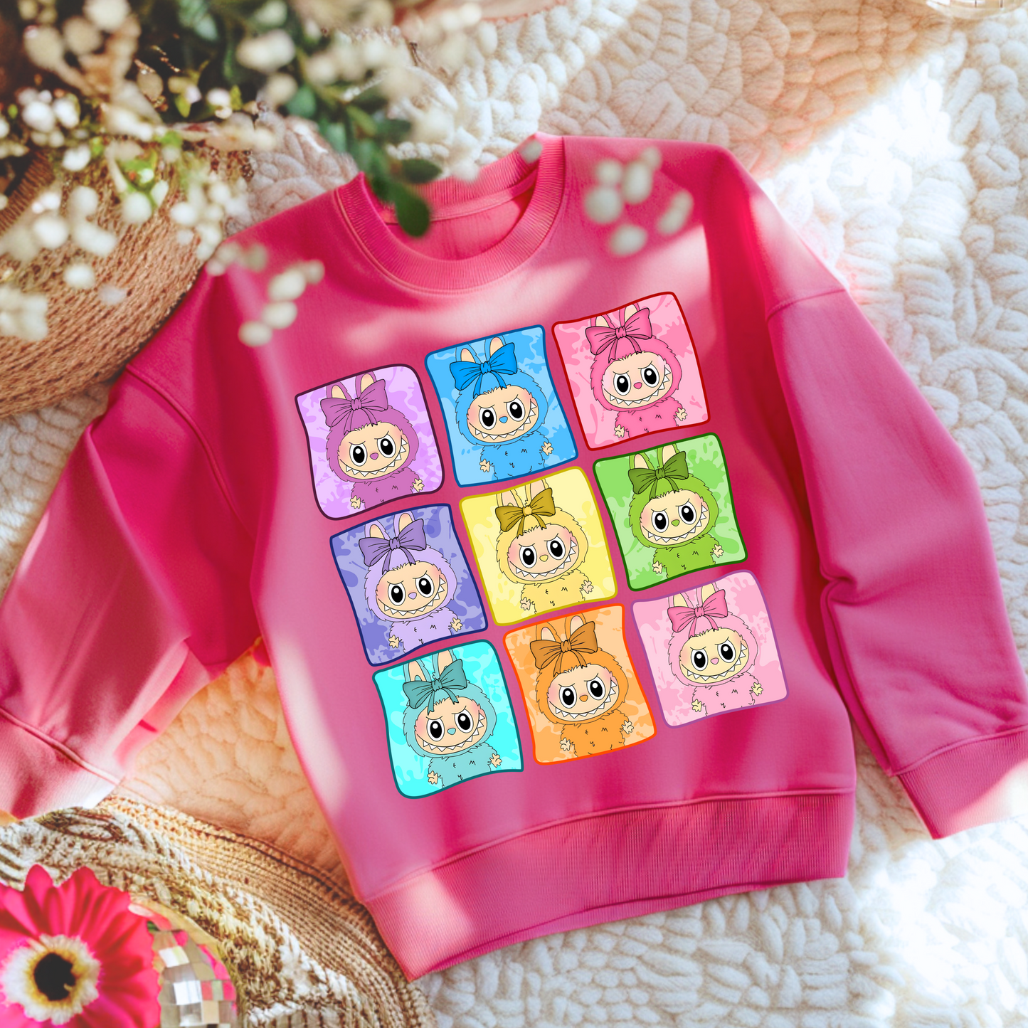 Youth Bow Monsters Crewneck