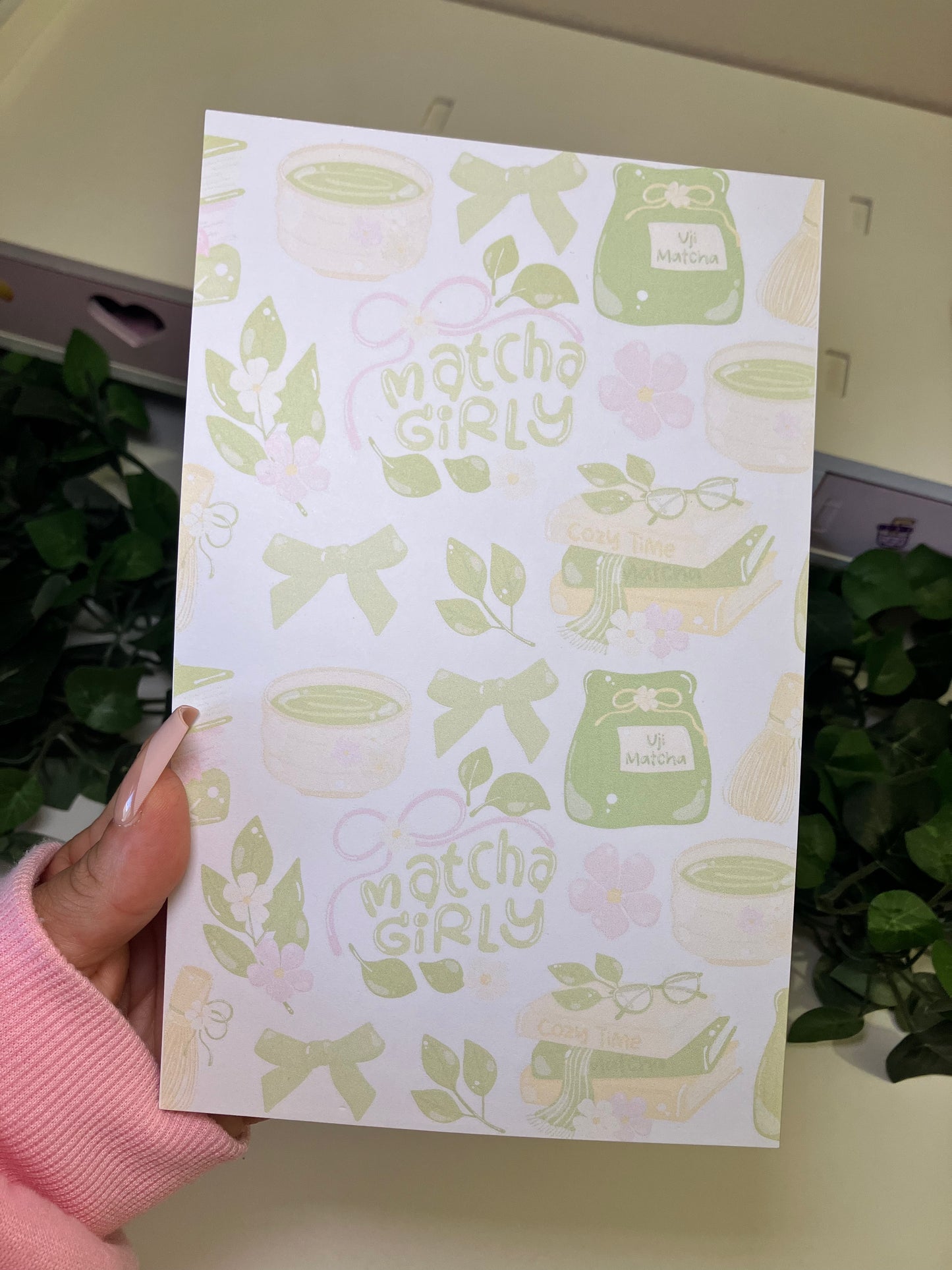 Matcha Girly 2.0 Notepad