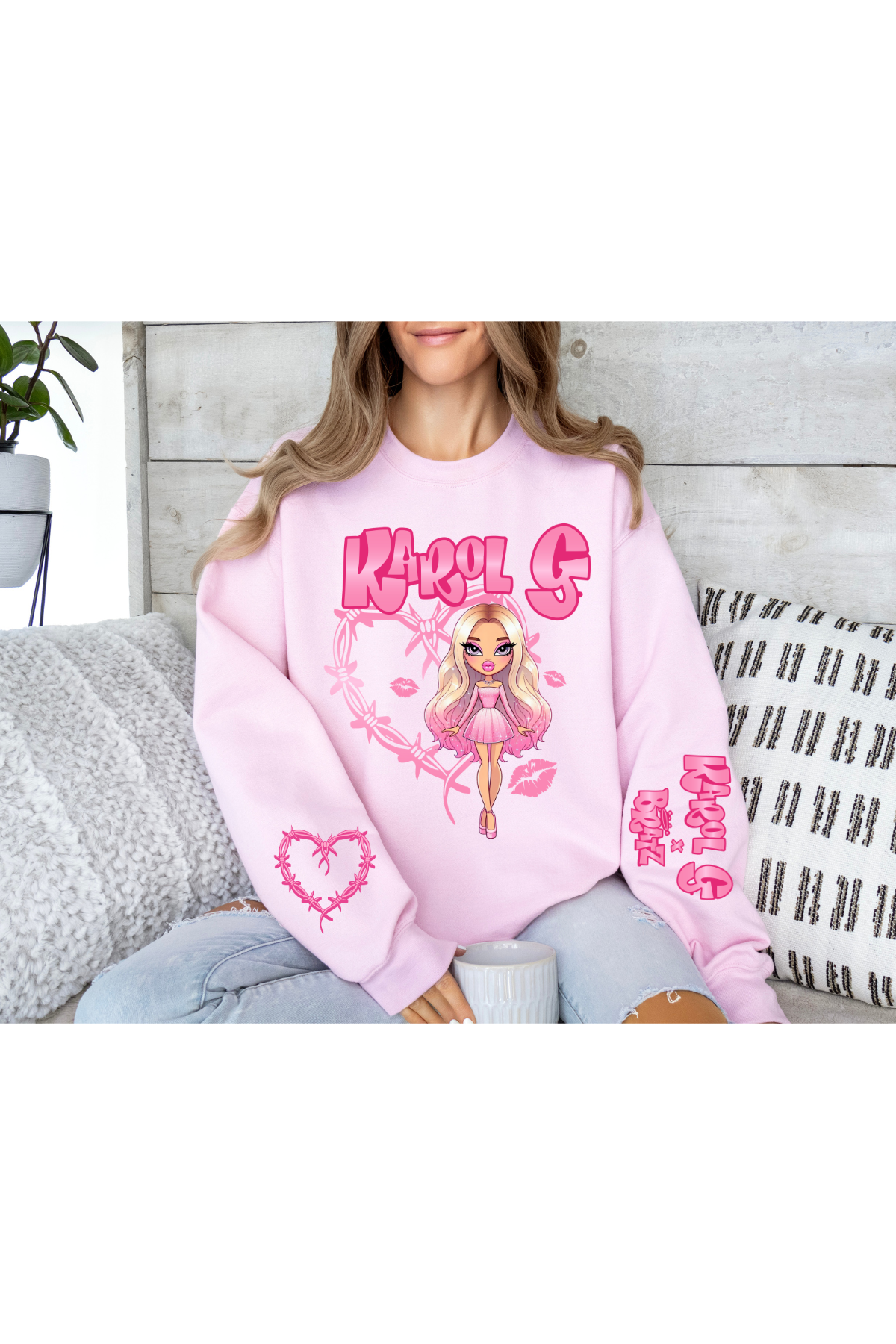 Pink Doll Crewneck