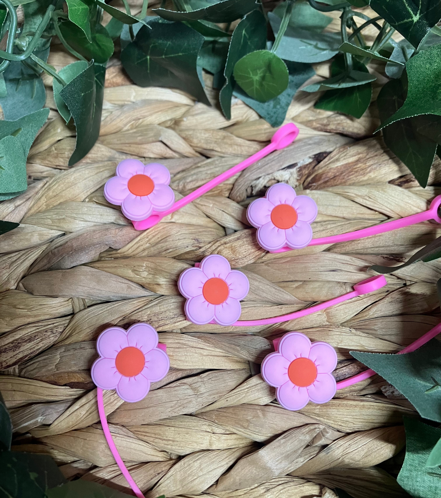 Flowers & Plants Straw Topper