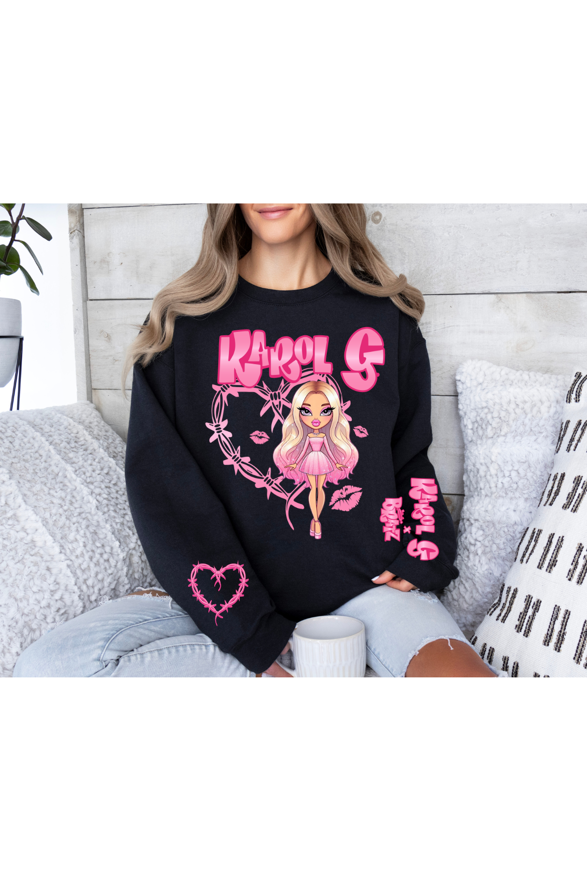Pink Doll Crewneck