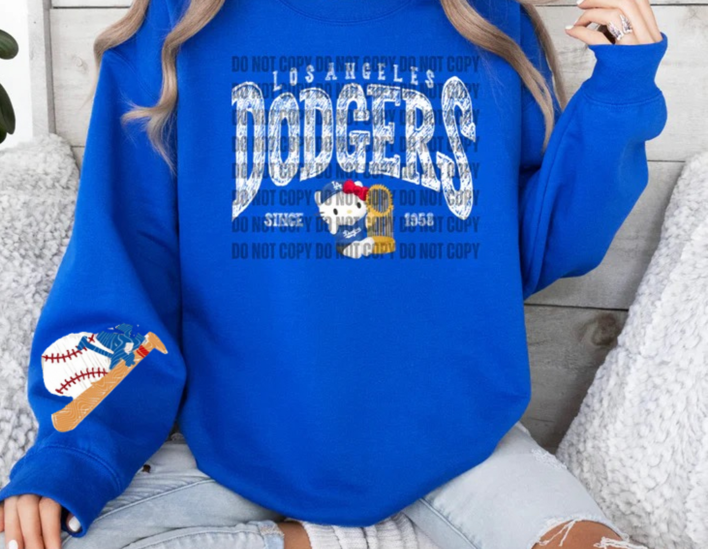 Vintage LA Kitty Crewneck