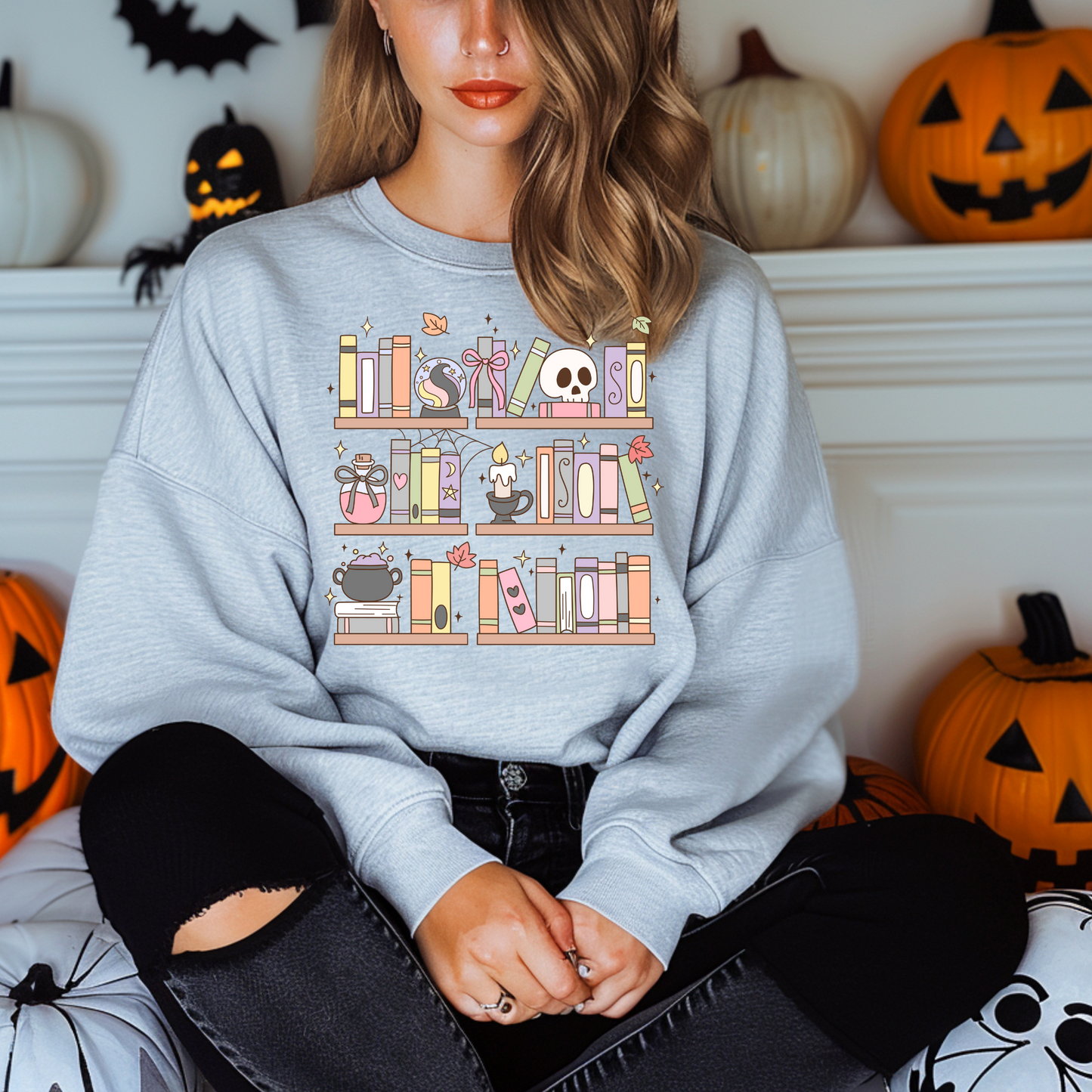 Witch BookShelf Crewneck