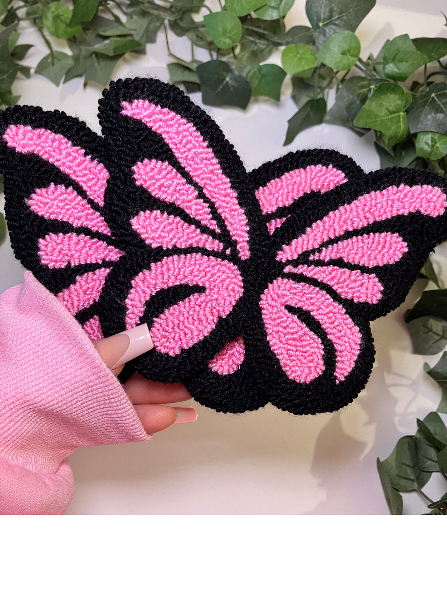 Pink Butterfly Coaster