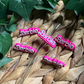 Pink Barbie Straw Topper