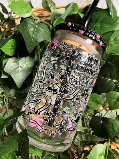 Bichota Season 16oz Glass Cup