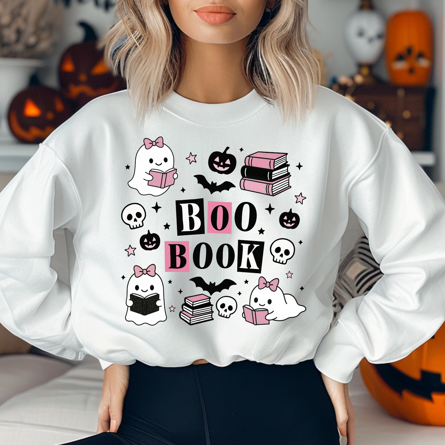 Boo Book Crewneck