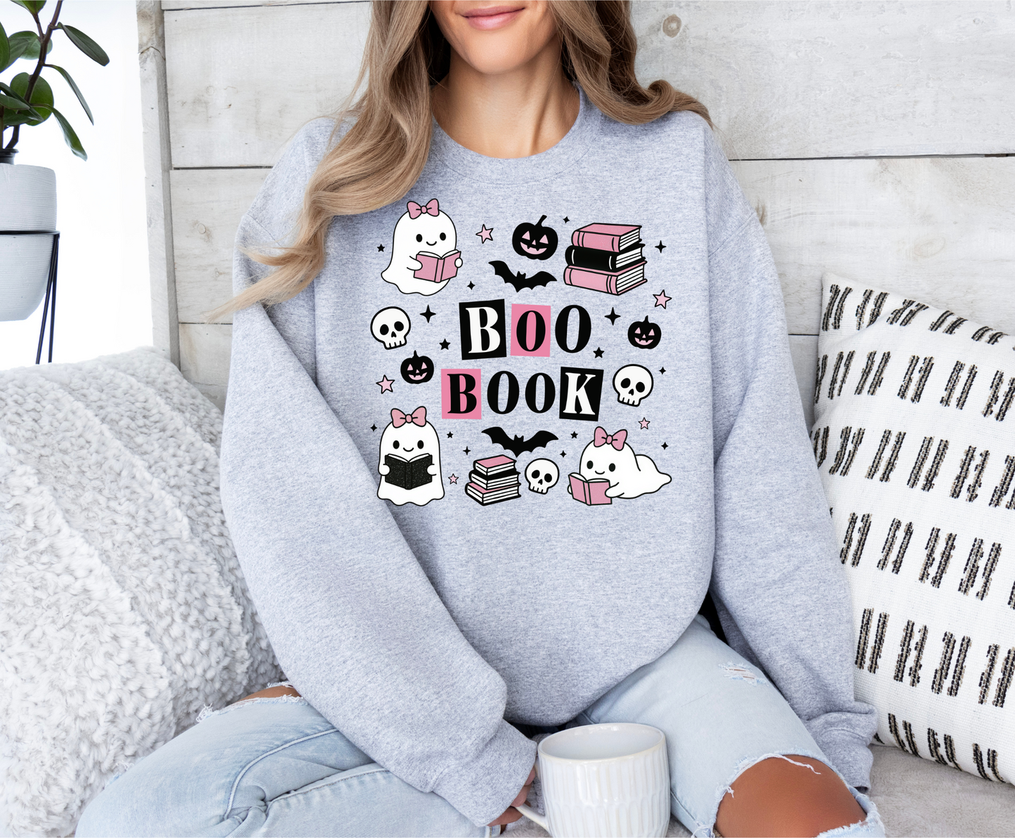Boo Book Crewneck