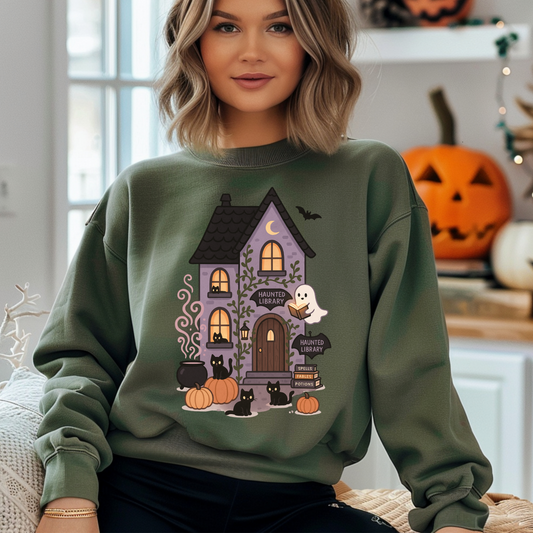 Bookish Ghost Crewneck