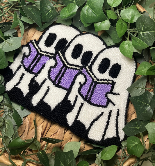 Bookish Ghostie Coaster