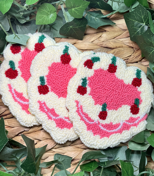 Cherry Cake Coaster