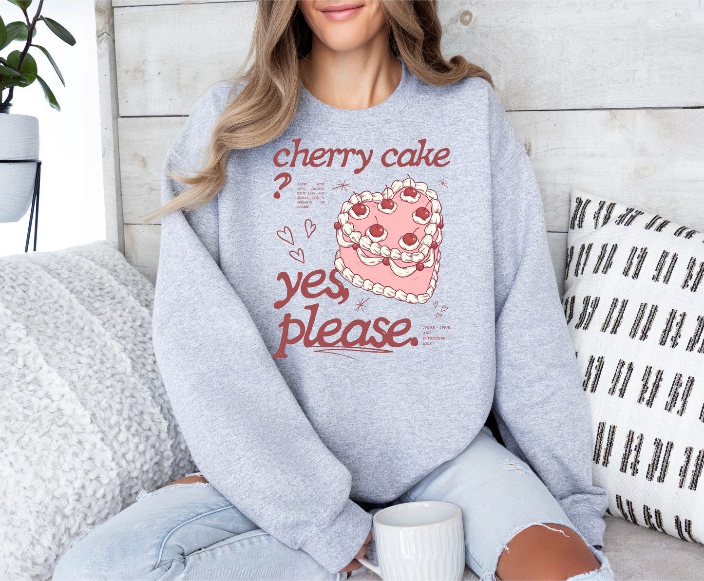 Cherry Cake Crewneck