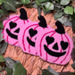 Coquette Pink Pumpkin Coaster