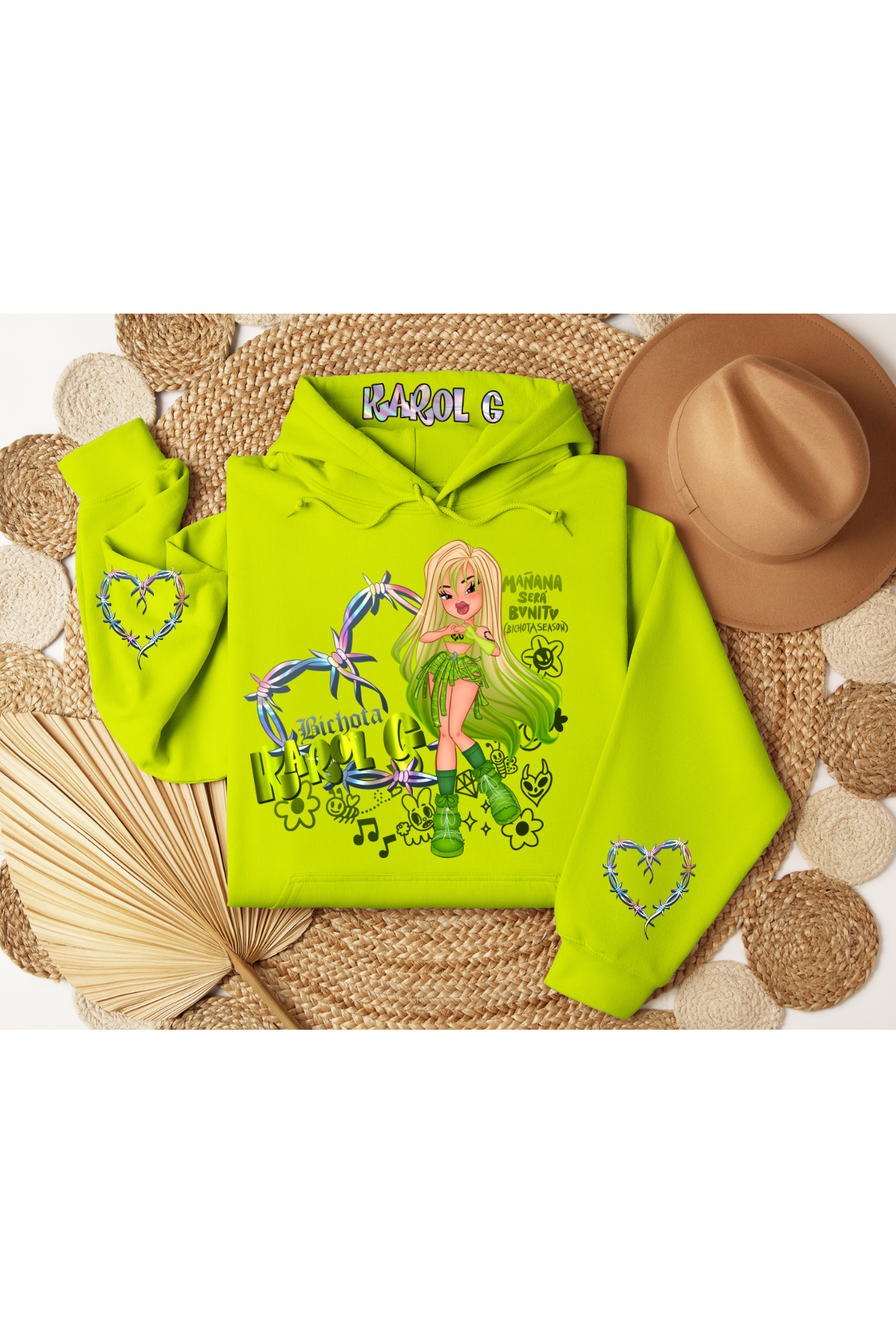 Green Doll Hoodie