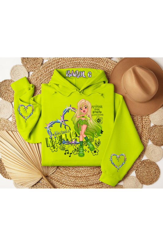 Green Doll Hoodie