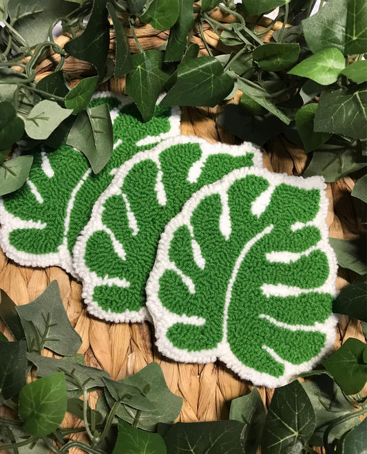 Green Leaf Coaster