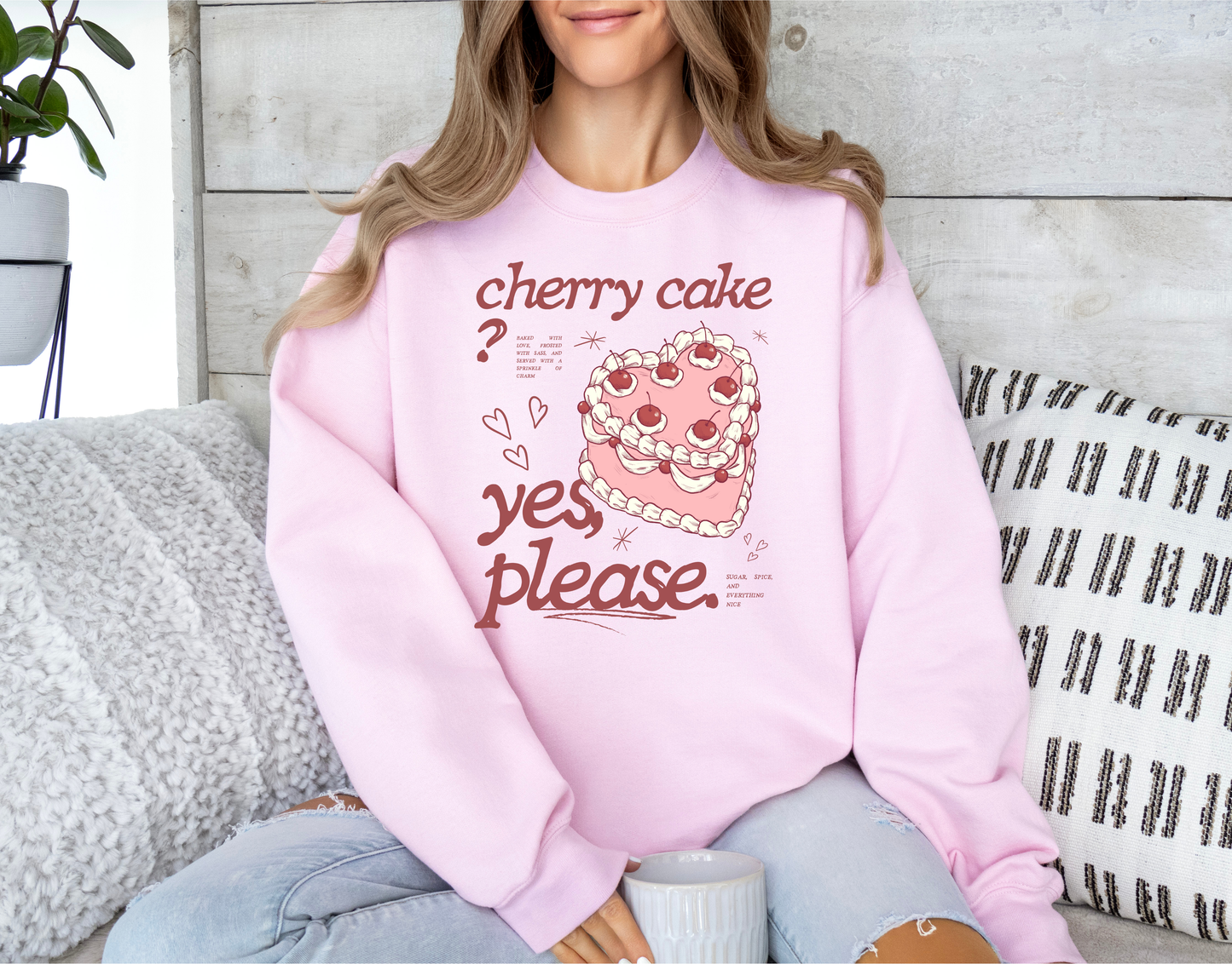Cherry Cake Crewneck
