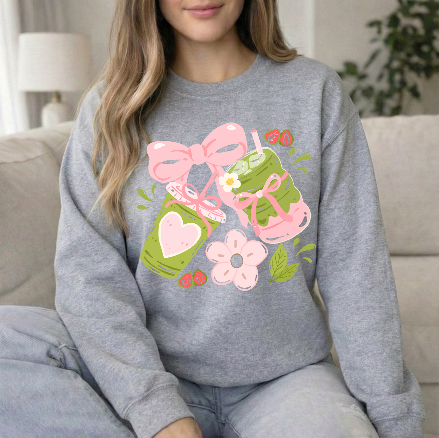 Matcha Girly 2.0 Crewneck