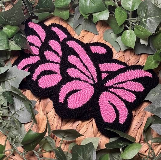 Pink Butterfly Coaster
