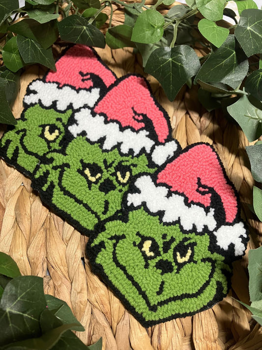 Pink Grinch Coaster