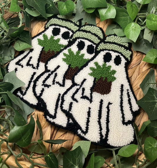 Plant Ghostie Coaster