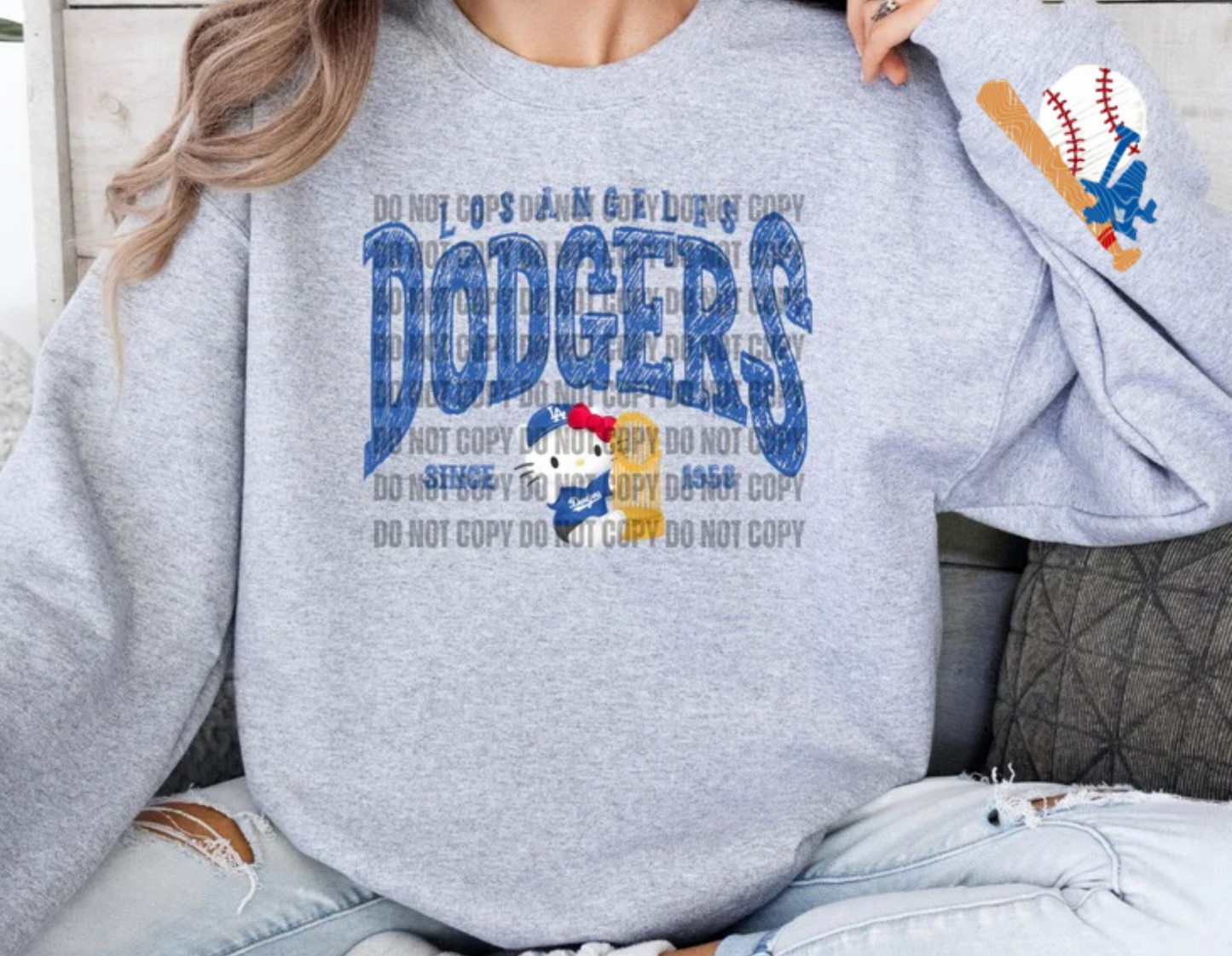Vintage LA Kitty Crewneck