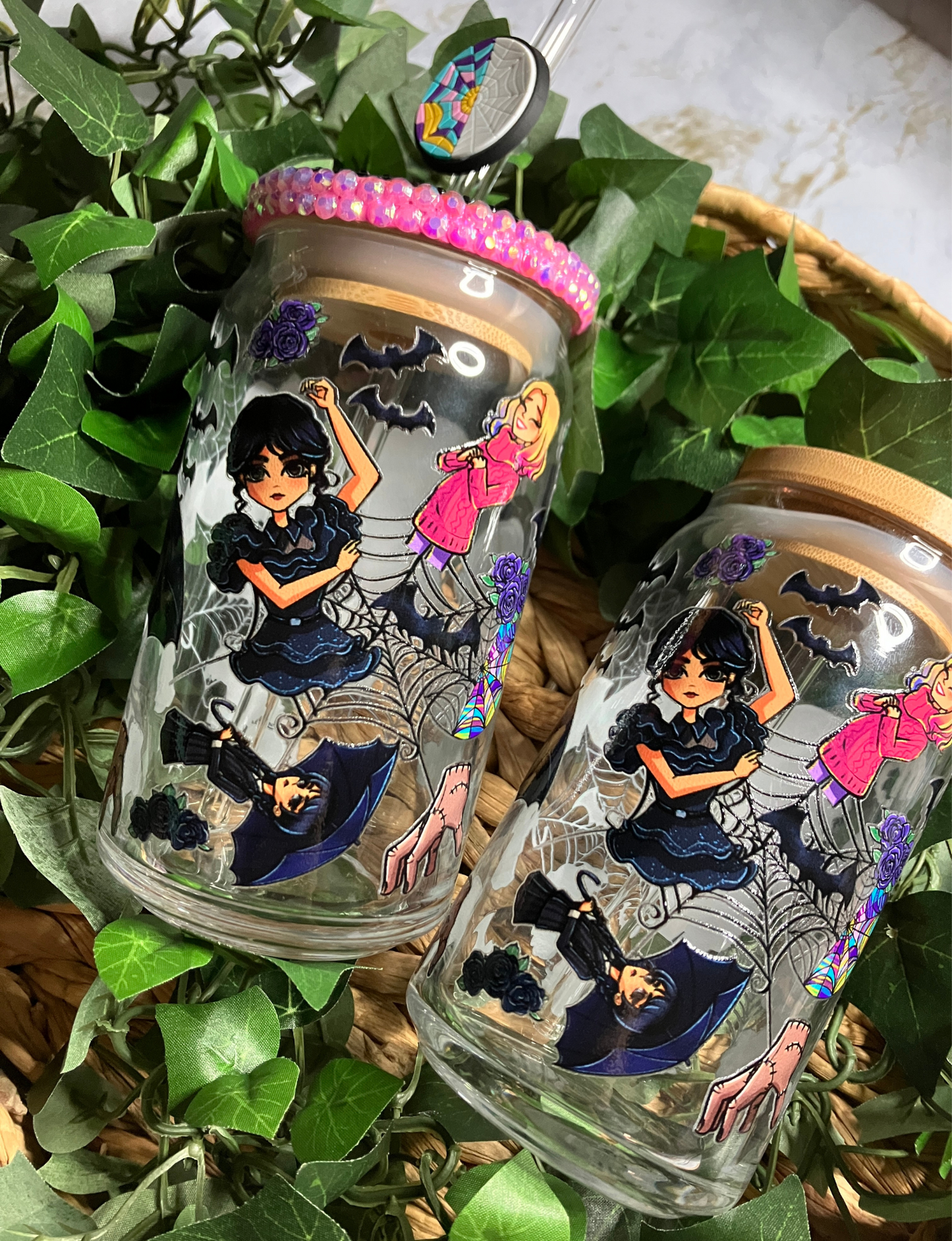 Wednesday 16oz Glass Cup