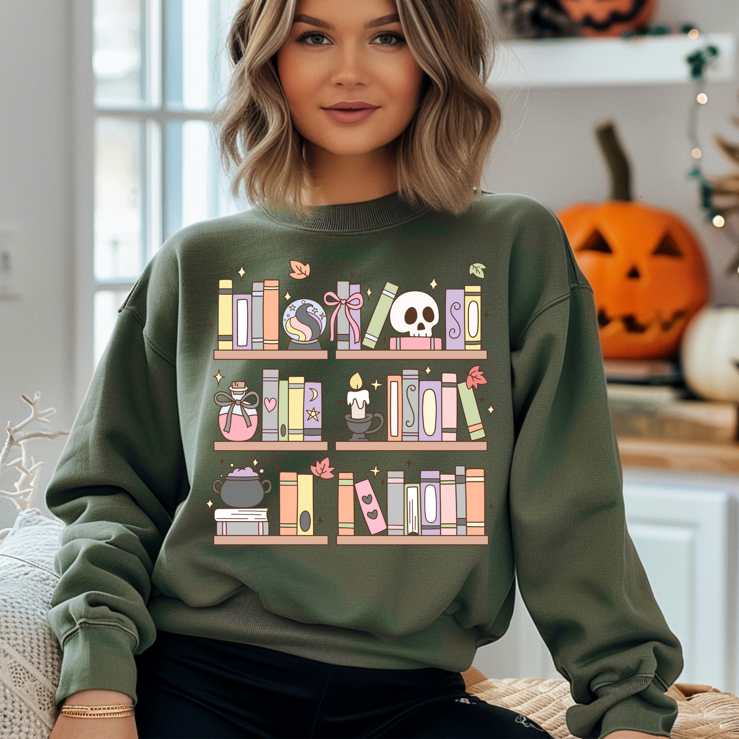 Witch BookShelf Crewneck