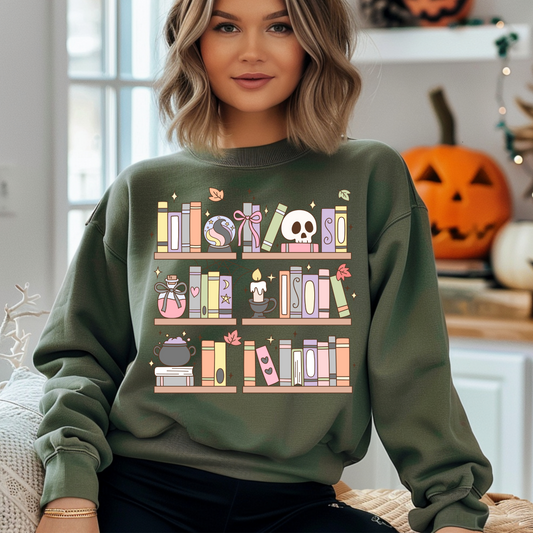Witch BookShelf Crewneck