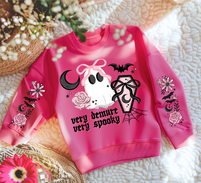 Youth Spooky Girl Crewneck