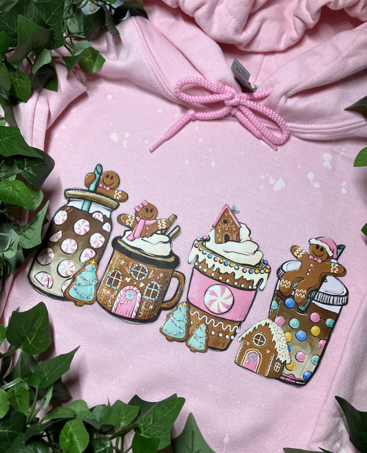 Pink Gingerbread Wonder Hoodie