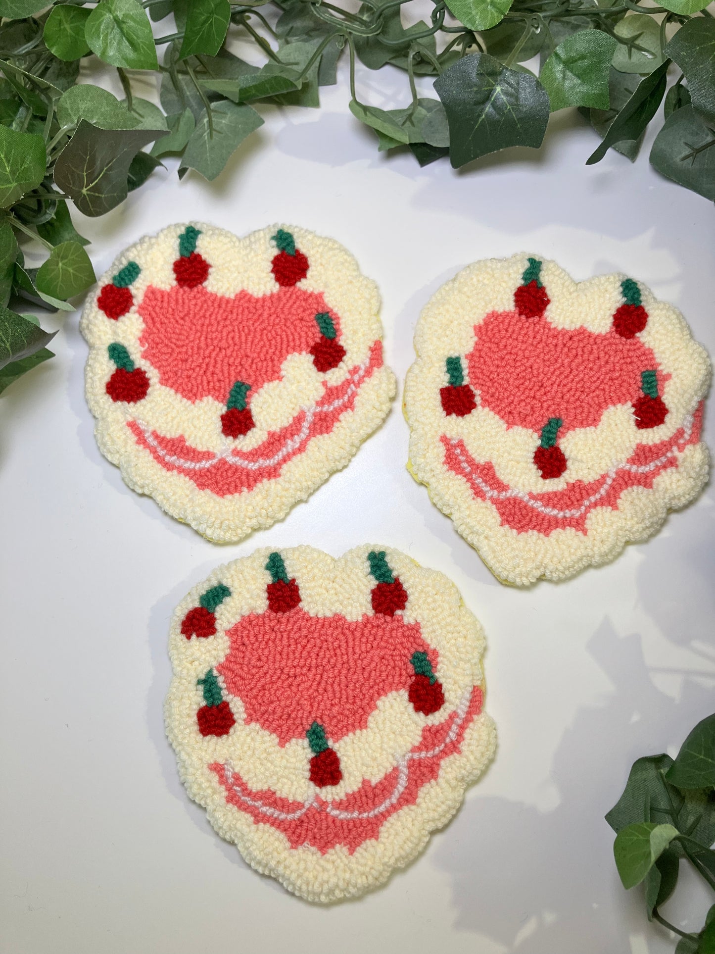 Cherry Cake Coaster