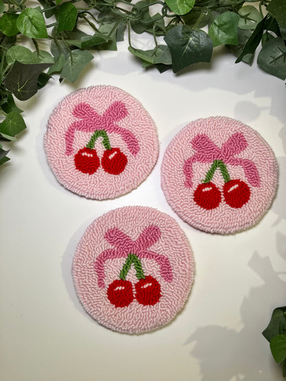 Coquette Cherry Coaster