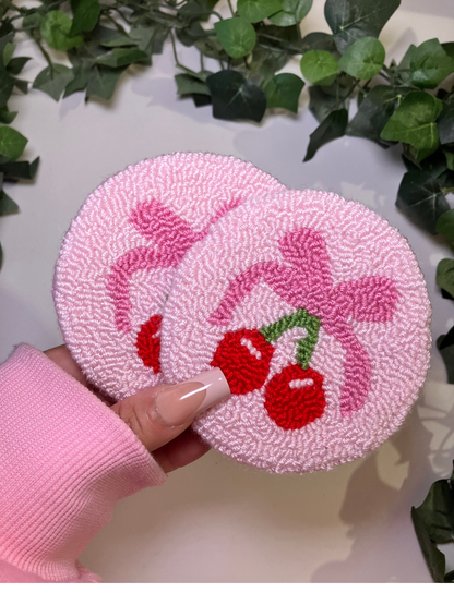 Coquette Cherry Coaster