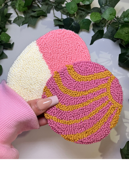 Pink Concha Coaster