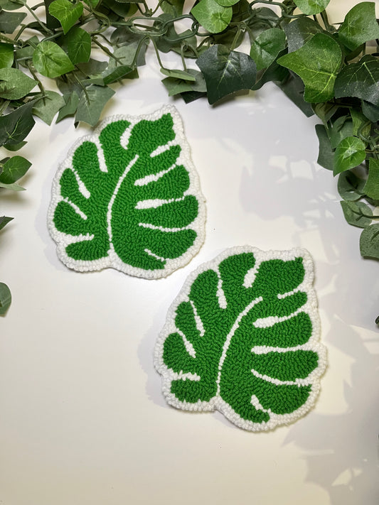Green Leaf Coaster