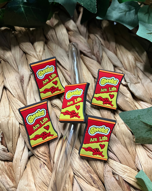 Hot Cheetos Straw Topper